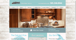 Desktop Screenshot of cabinetdoorsabq.com